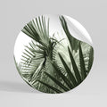PALM PARADISE DANCE Peel and Stick Round Sticker