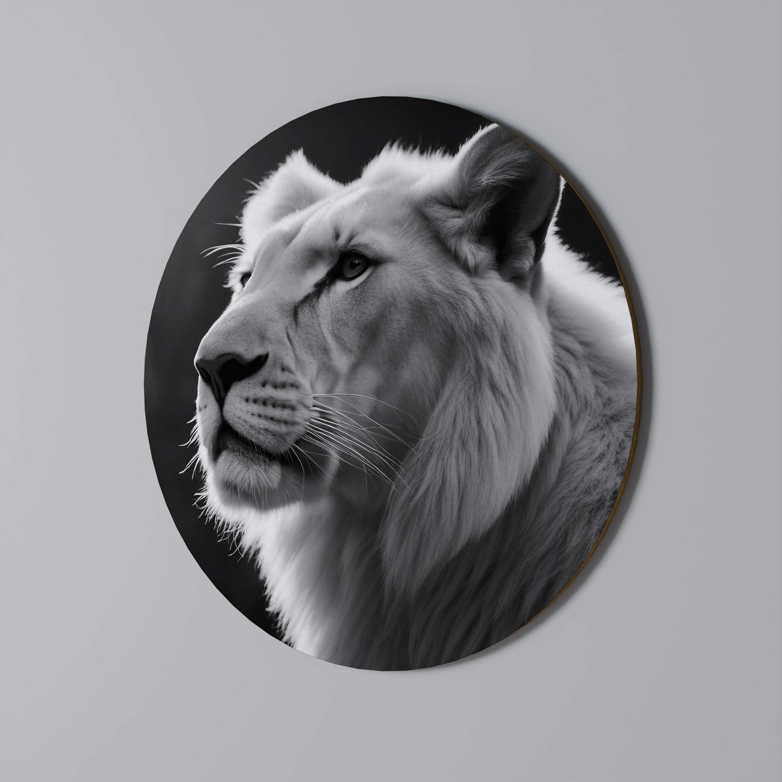 WHISPERS OF MAJESTY Runde Wanddekoration Ø 69 cm