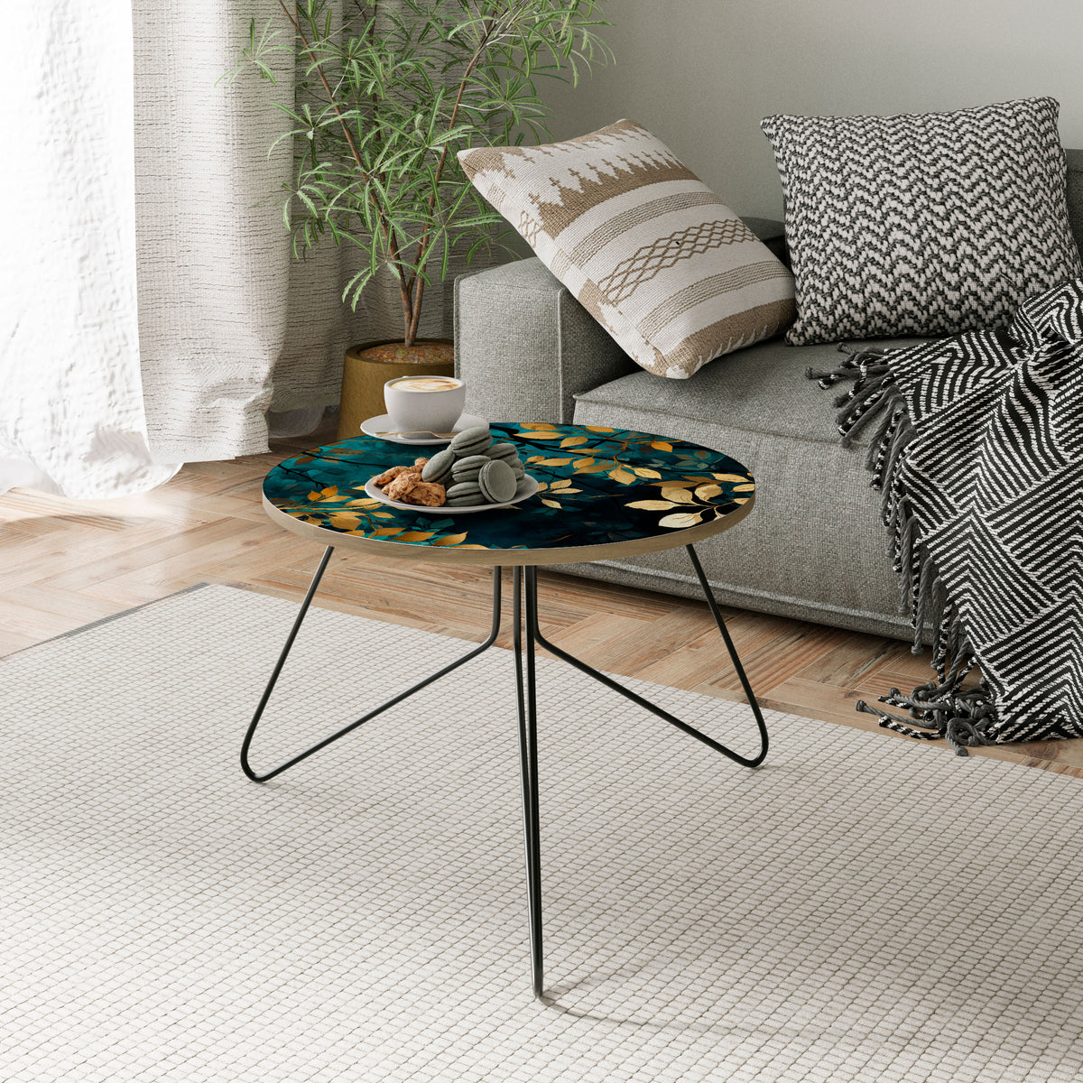 LUSH TURQUOISE Couchtisch