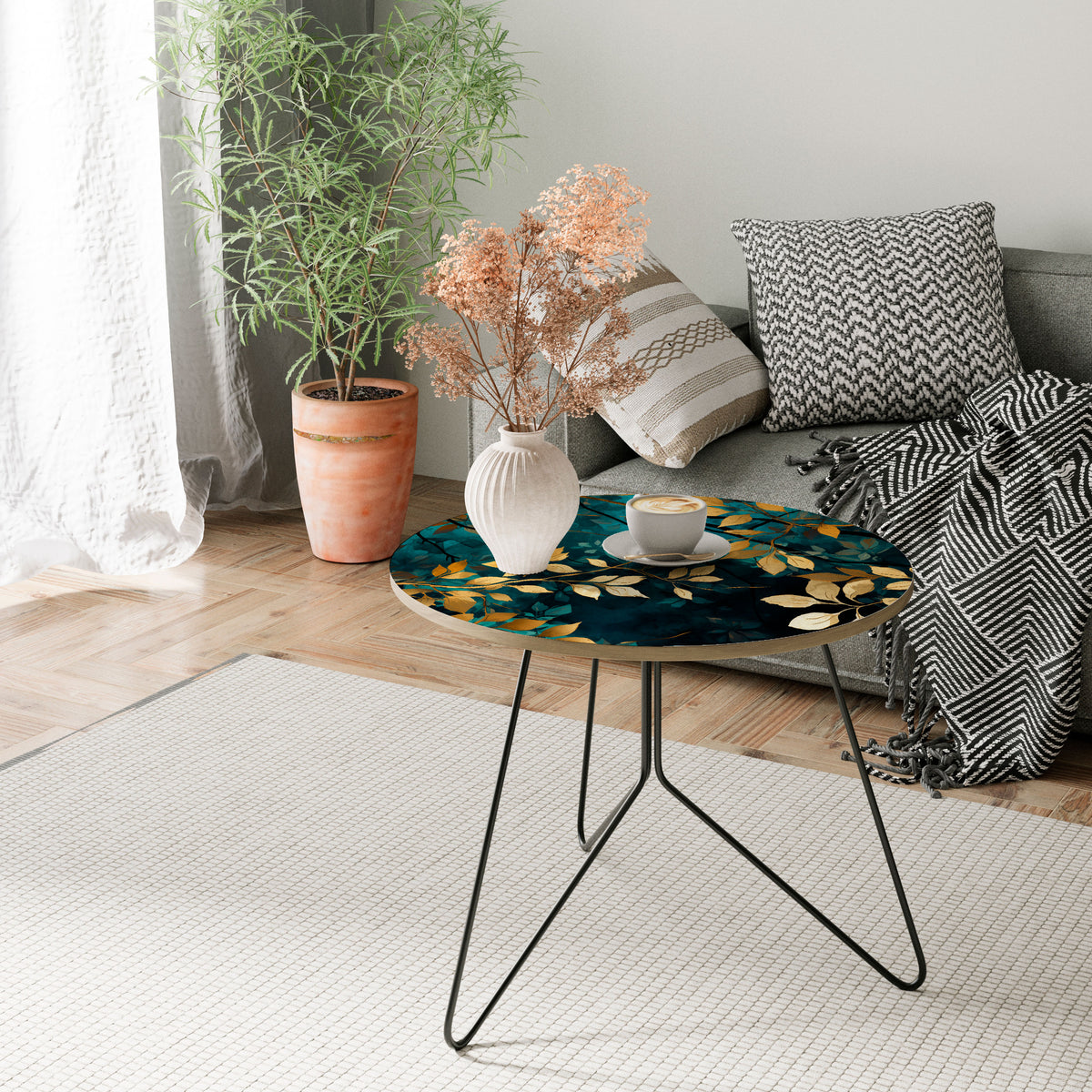 LUSH TURQUOISE Couchtisch