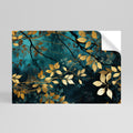 LUSH TURQUOISE Selbstklebendes Horizontal-Poster
