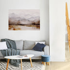 MISTY HORIZONS UNVEILED Peel and Stick Horizontal Poster