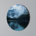 MYSTICAL MIST REFLECTIONS Round Wall Art