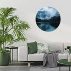 MYSTICAL MIST REFLECTIONS Round Wall Art