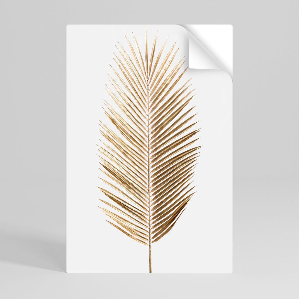 GOLDEN PALM ELEGANCE Vertikales Poster zum Abziehen und Aufkleben