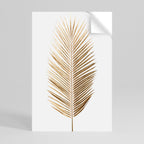 GOLDEN PALM ELEGANCE Selbstklebendes Poster - Hochformat