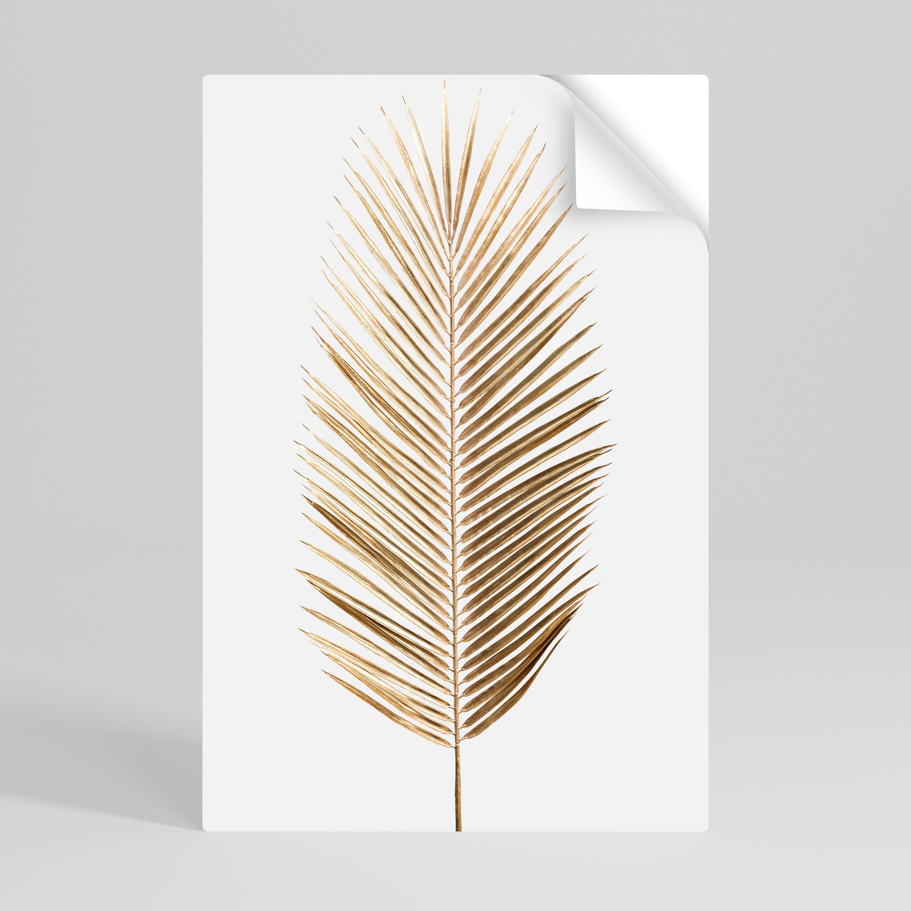 GOLDEN PALM ELEGANCE Vertikales Poster zum Abziehen und Aufkleben