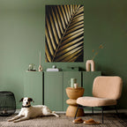 TWILIGHT PALM LIGHT Selbstklebendes Poster - Hochformat