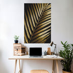 TWILIGHT PALM LIGHT Selbstklebendes Poster - Hochformat