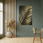 TWILIGHT PALM LIGHT Selbstklebendes Poster - Hochformat