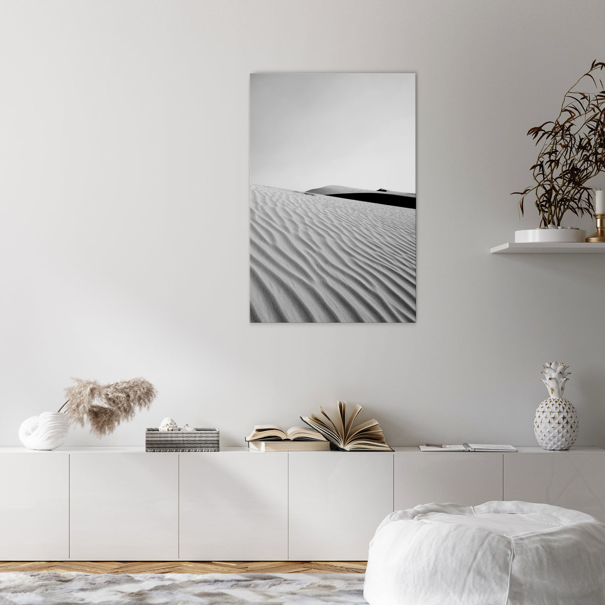 SAND INFINITY Vertical Canvas Print