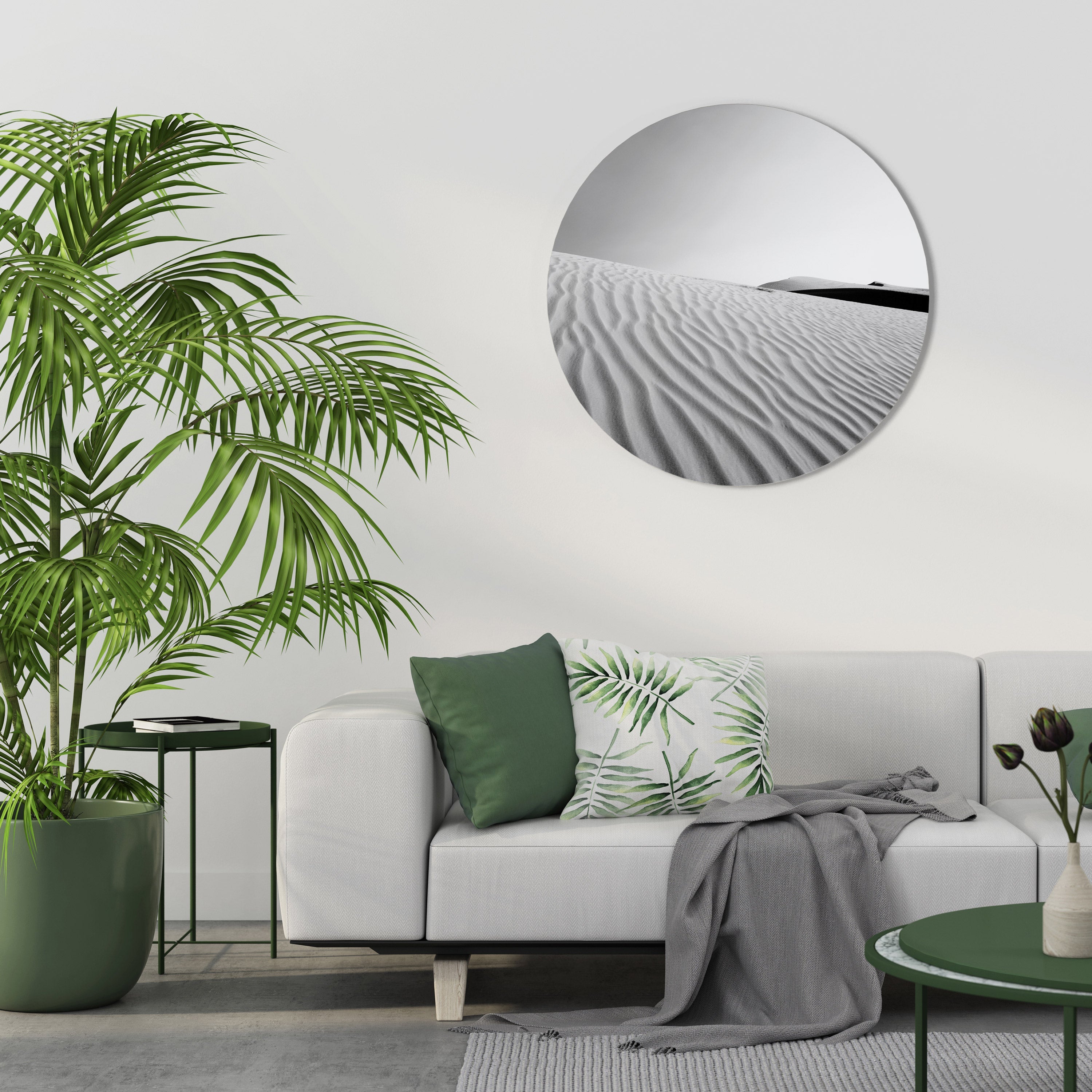 SAND INFINITY Runde Wanddekoration Ø 69 cm