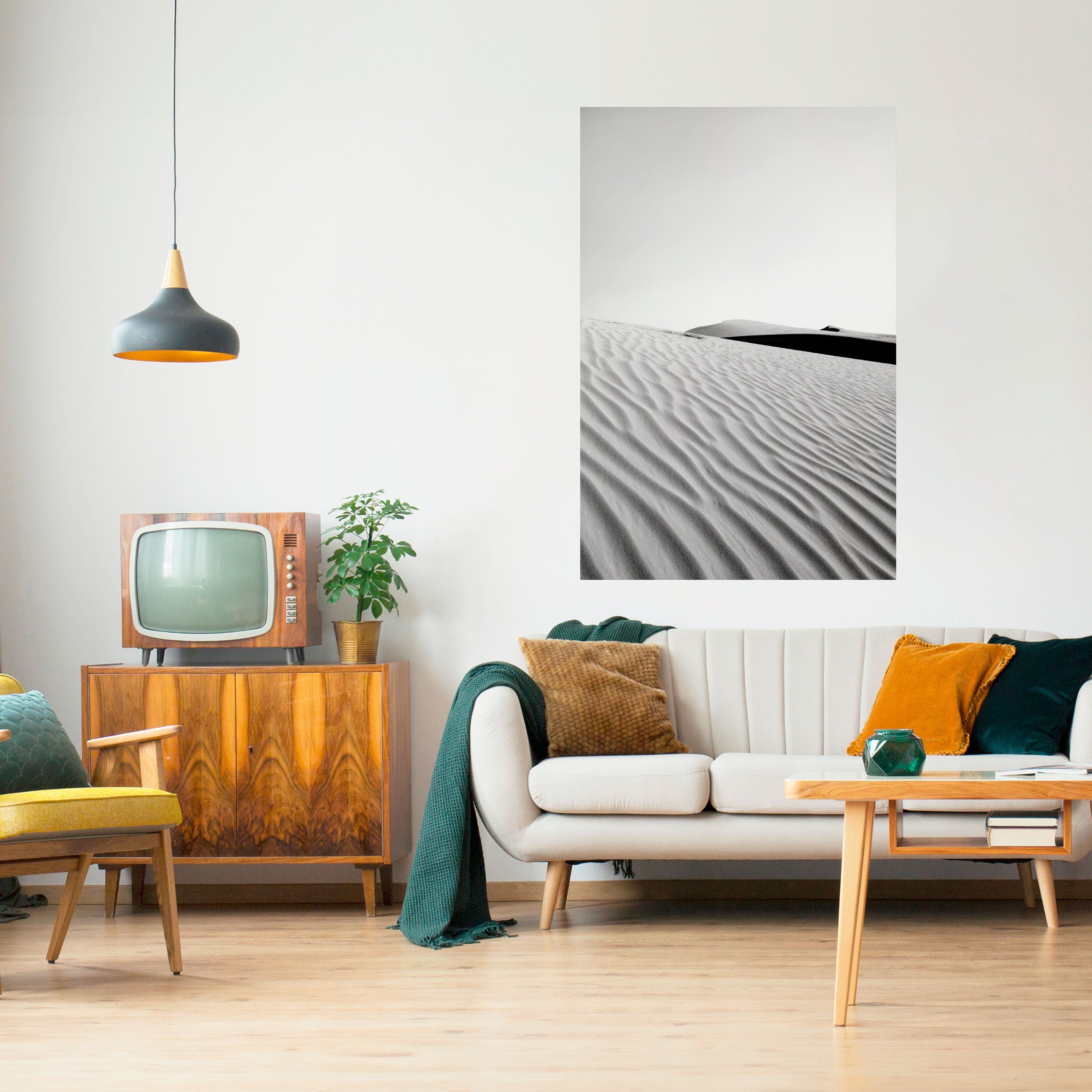 SAND INFINITY Vertikales Poster zum Abziehen und Aufkleben