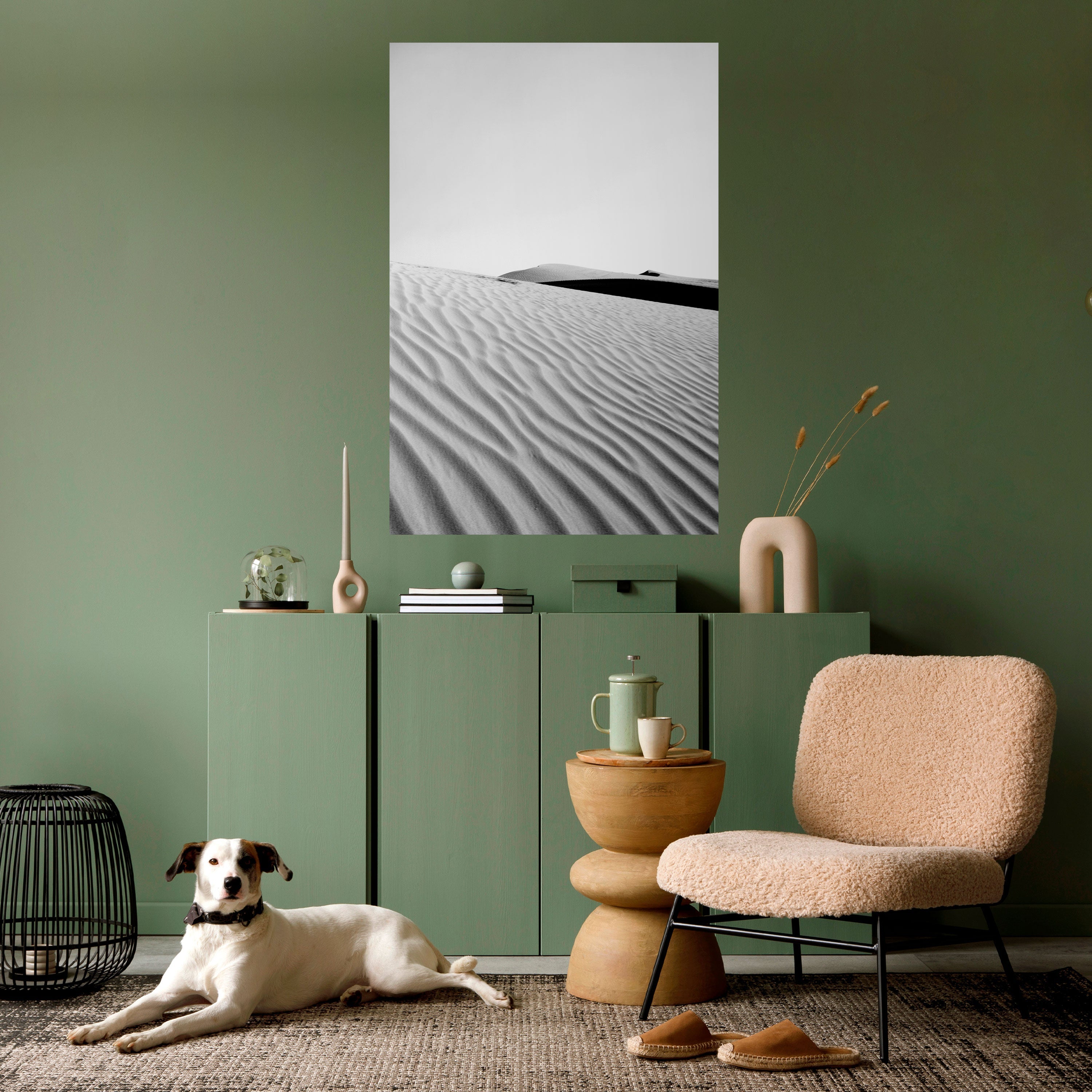 SAND INFINITY Vertikales Poster zum Abziehen und Aufkleben