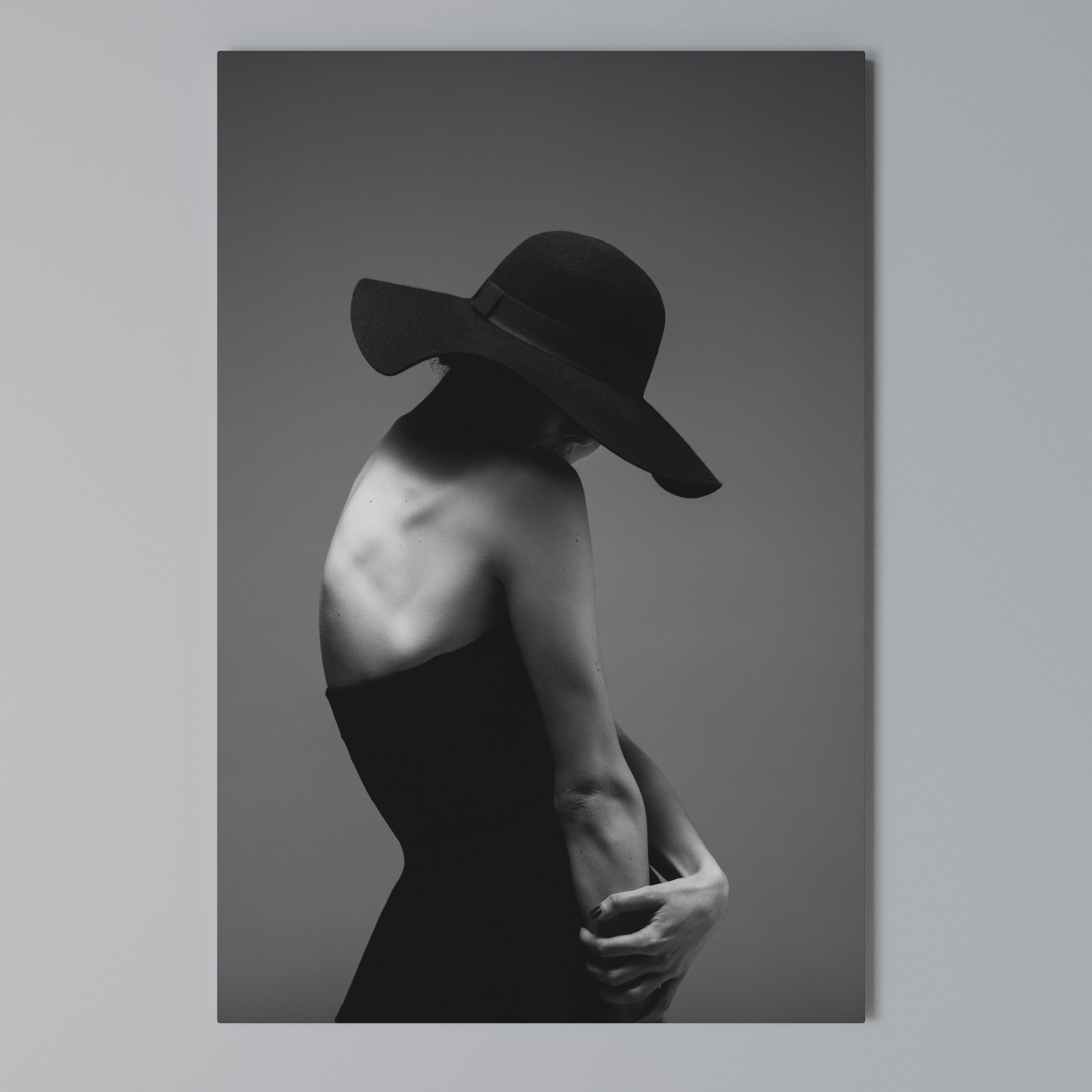 SILHOUETTE OF MYSTERY Vertical Canvas Print