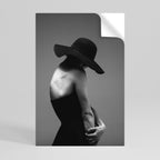 SILHOUETTE OF MYSTERY Peel and Stick Vertical Poster