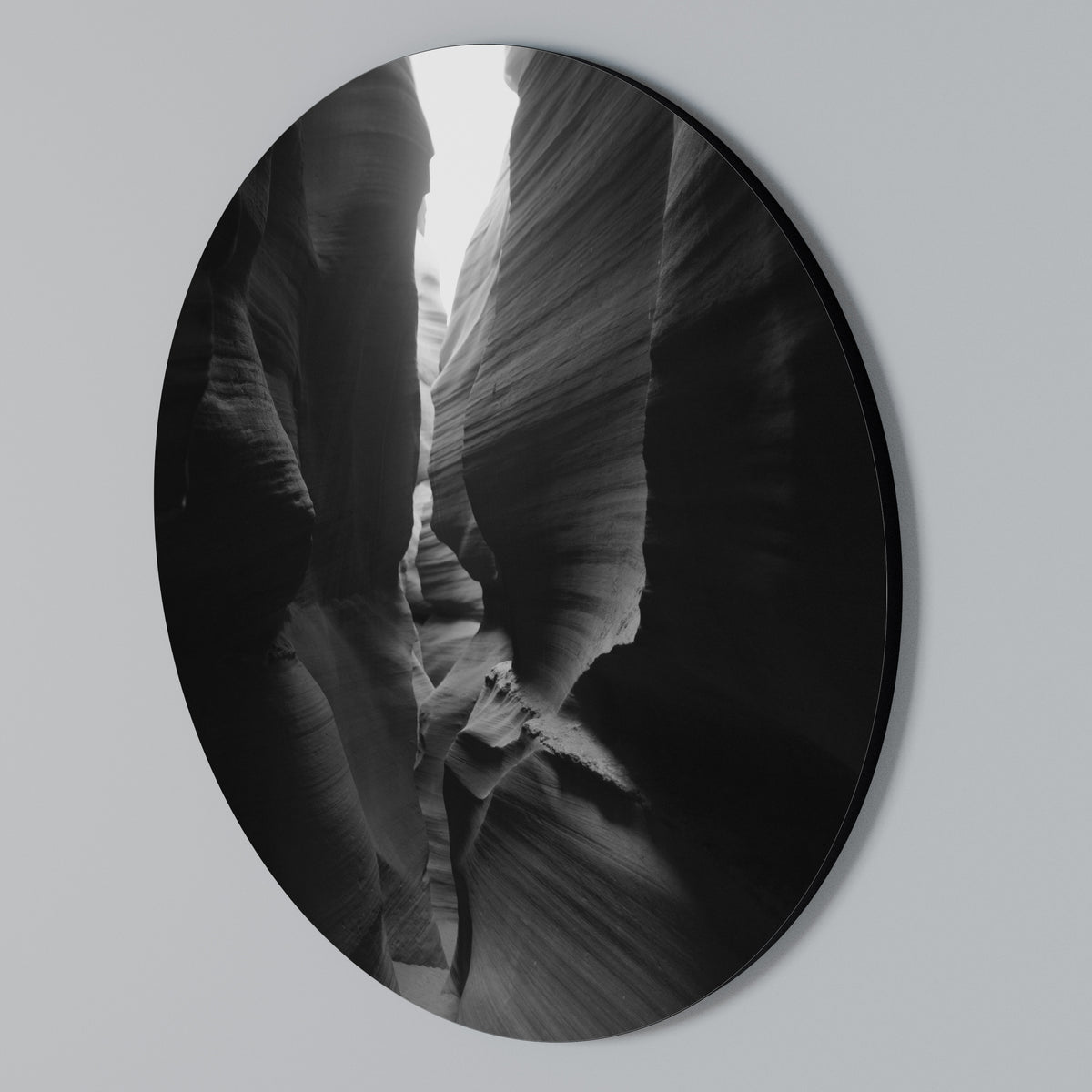 TIME'S WHISPERING CANYON Rundes Wandbild