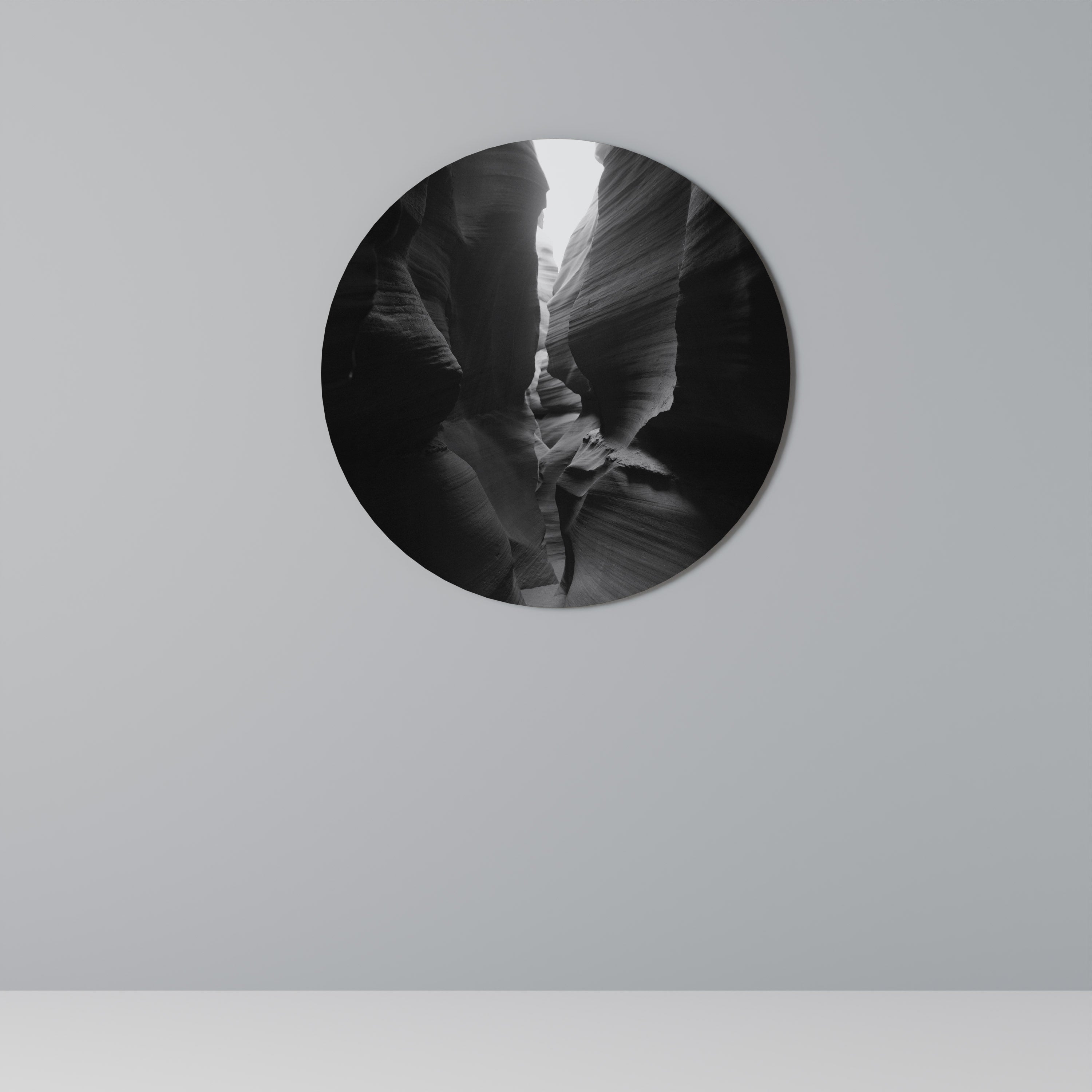 TIME'S WHISPERING CANYON Runde Wanddekoration Ø 69 cm