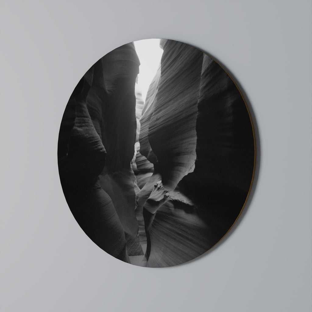 TIME'S WHISPERING CANYON Runde Wanddekoration Ø 69 cm