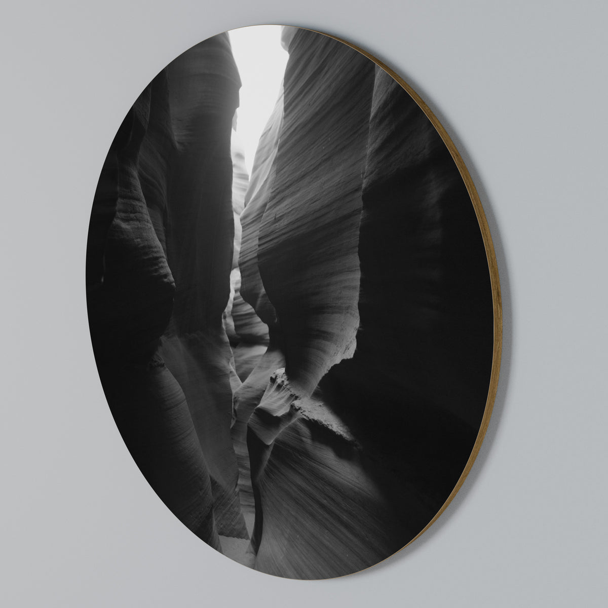 TIME'S WHISPERING CANYON Rundes Wandbild