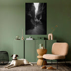 TIME'S WHISPERING CANYON Selbstklebendes Poster - Hochformat