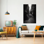 TIME'S WHISPERING CANYON Selbstklebendes Poster - Hochformat