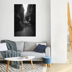 TIME'S WHISPERING CANYON Selbstklebendes Poster - Hochformat