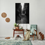 TIME'S WHISPERING CANYON Selbstklebendes Poster - Hochformat