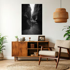 TIME'S WHISPERING CANYON Selbstklebendes Poster - Hochformat