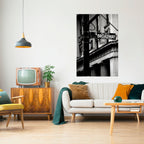 BROADWAY SIGN Selbstklebendes Poster - Hochformat