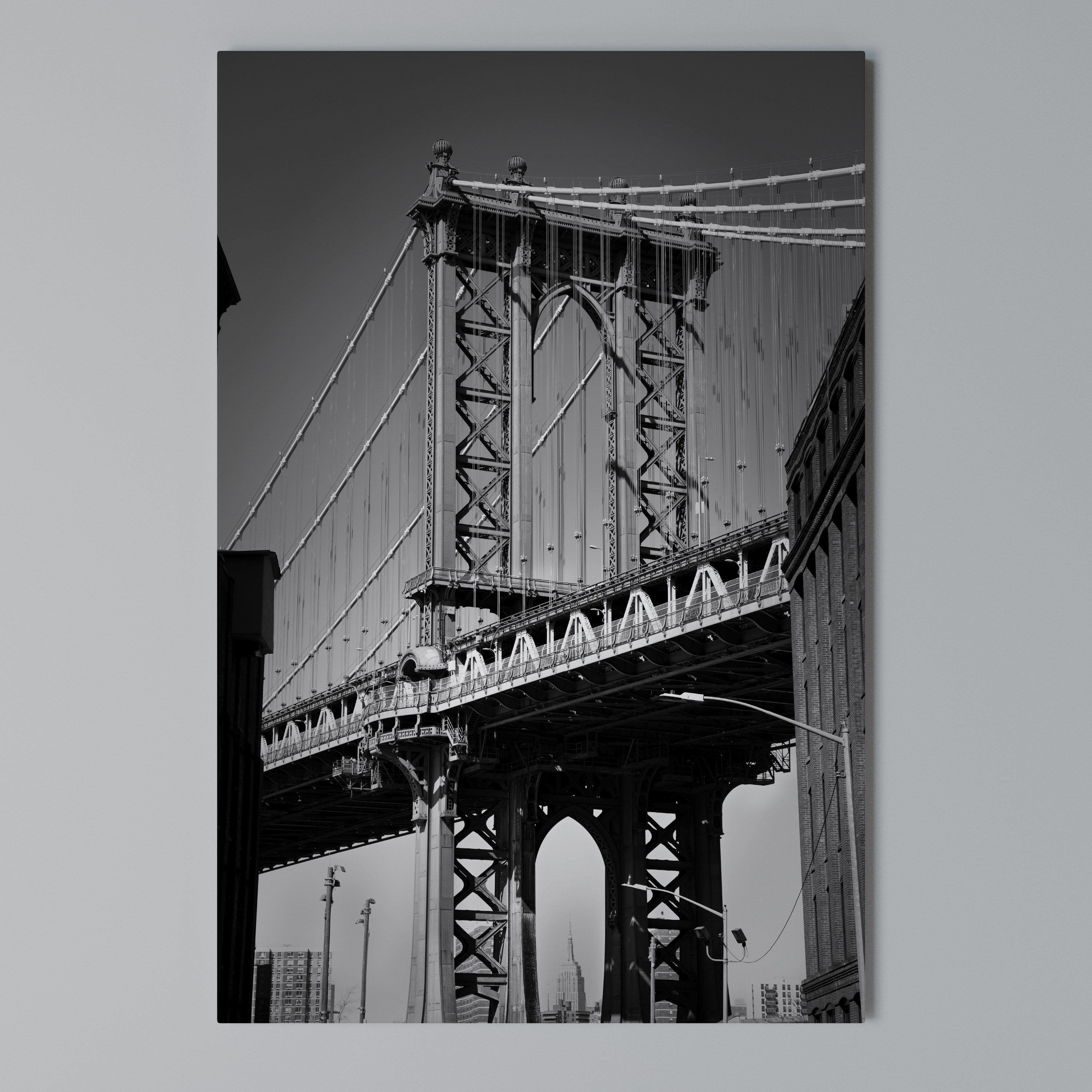 TIMELESS BRIDGE TALES Vertical Canvas Print