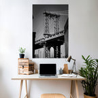 TIMELESS BRIDGE TALES Selbstklebendes Poster - Hochformat