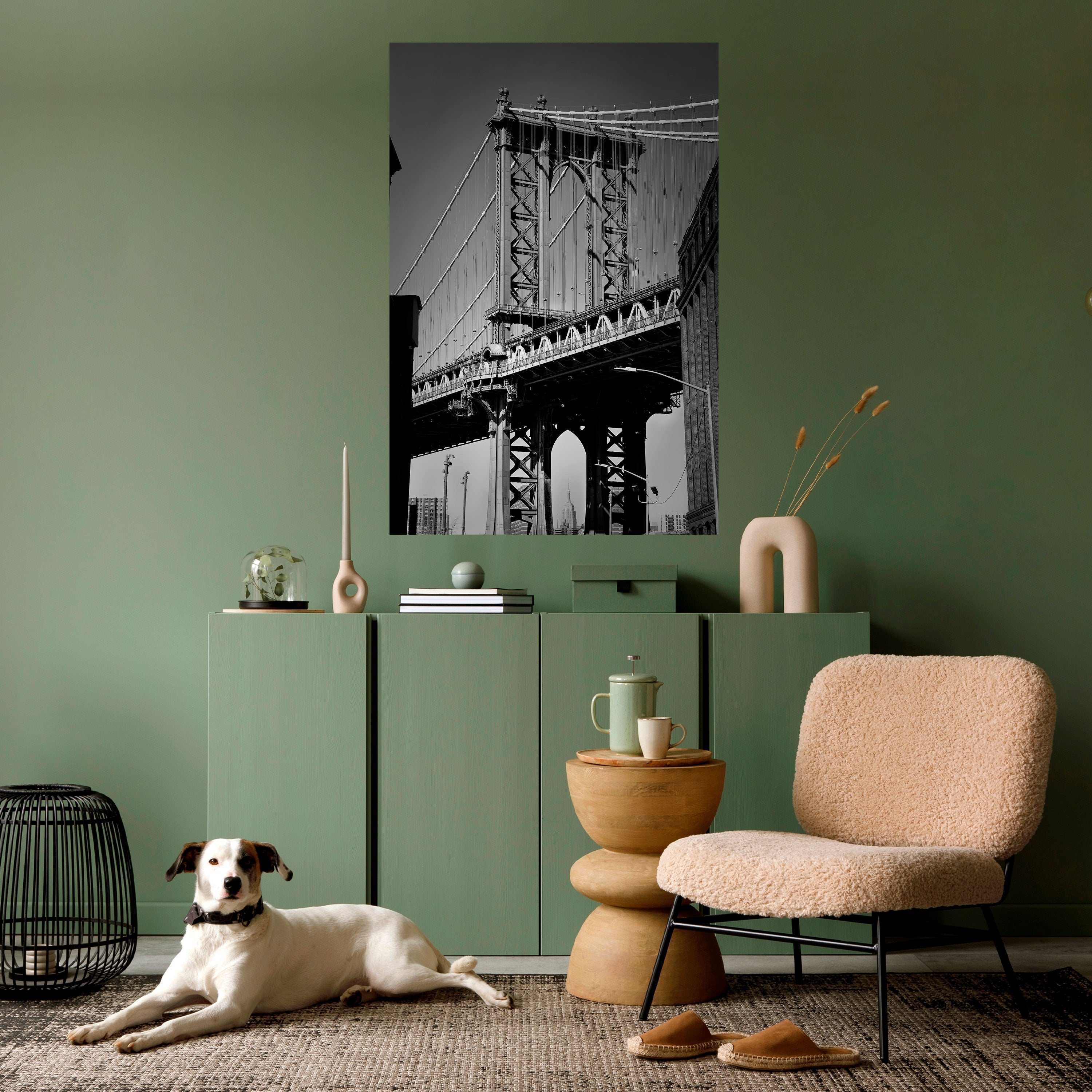 TIMELESS BRIDGE TALES Vertikales Poster zum Abziehen und Aufkleben