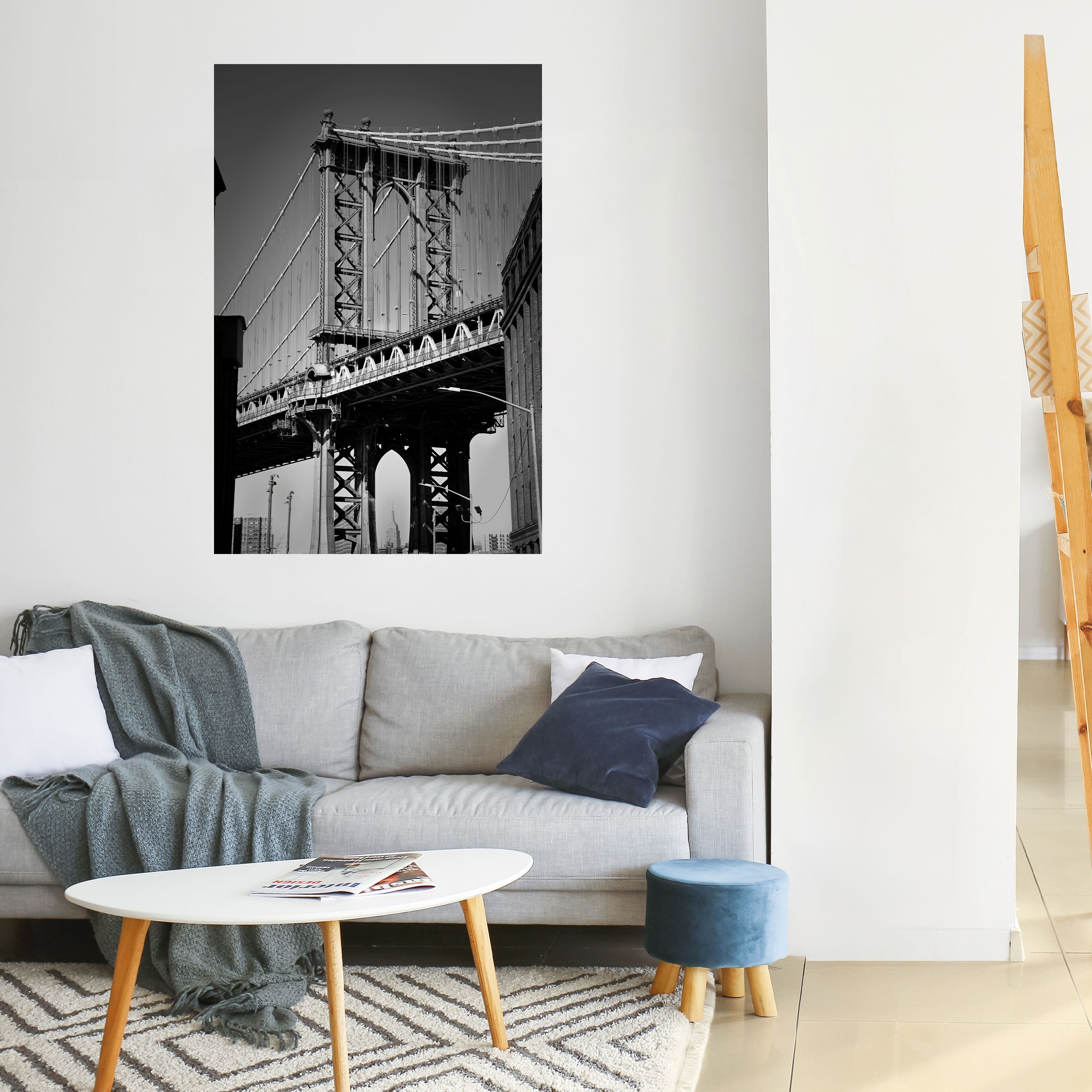 TIMELESS BRIDGE TALES Vertikales Poster zum Abziehen und Aufkleben