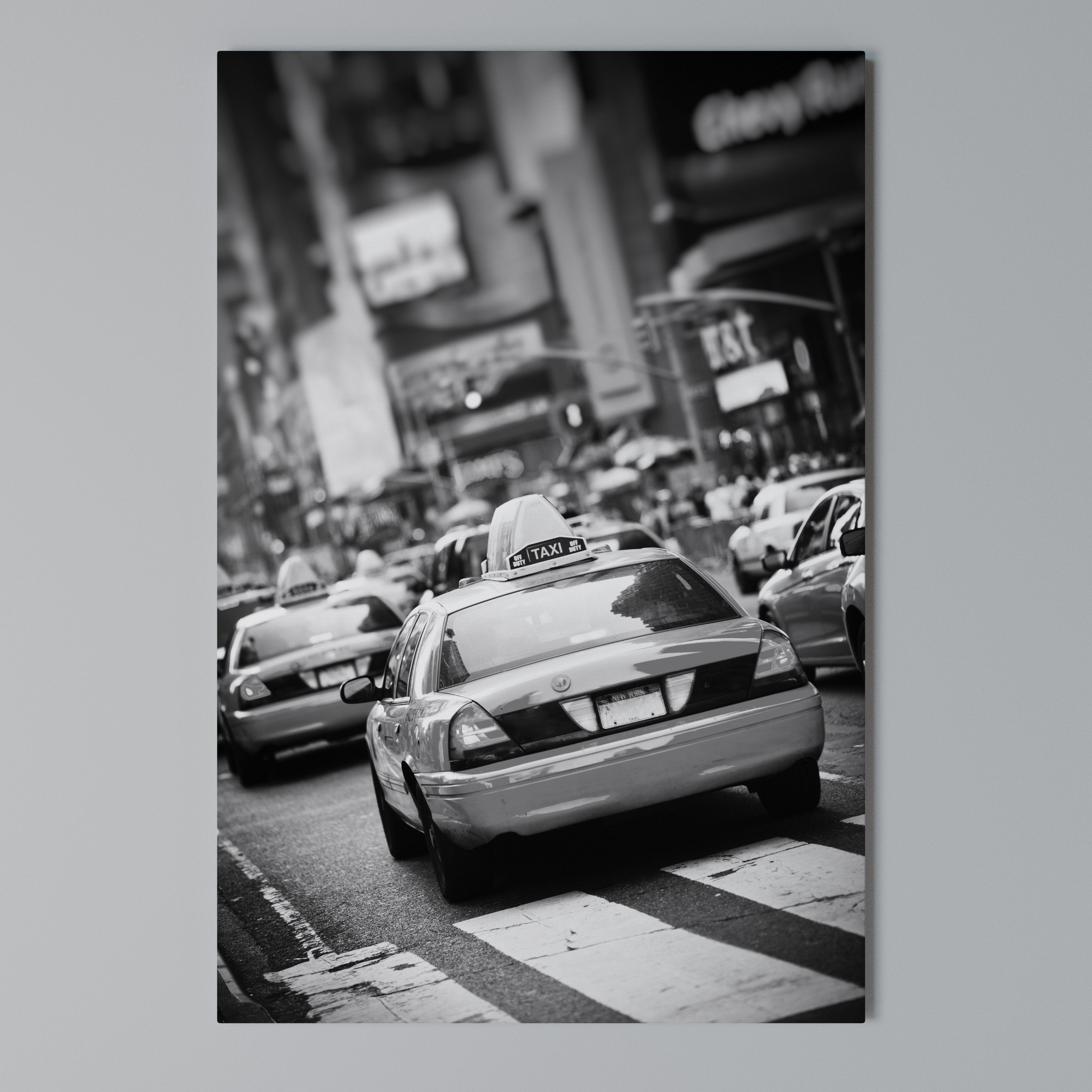 TIMELESS TAXI TALES Vertical Canvas Print