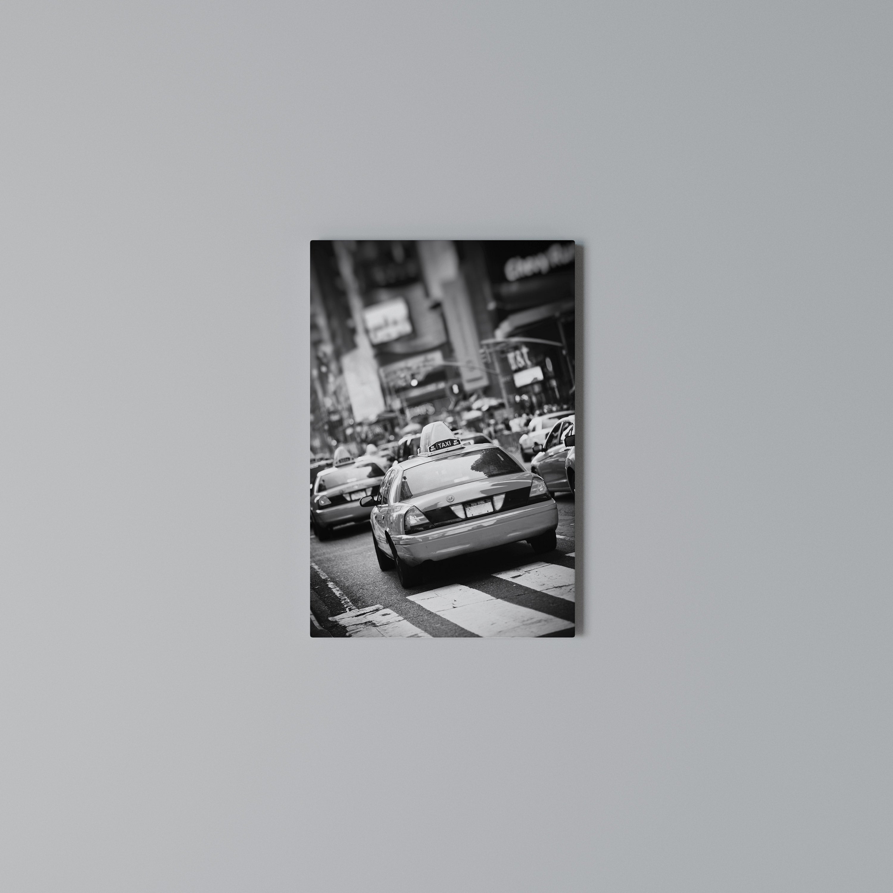 TIMELESS TAXI TALES Vertical Canvas Print