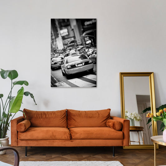TIMELESS TAXI TALES Vertical Canvas Print