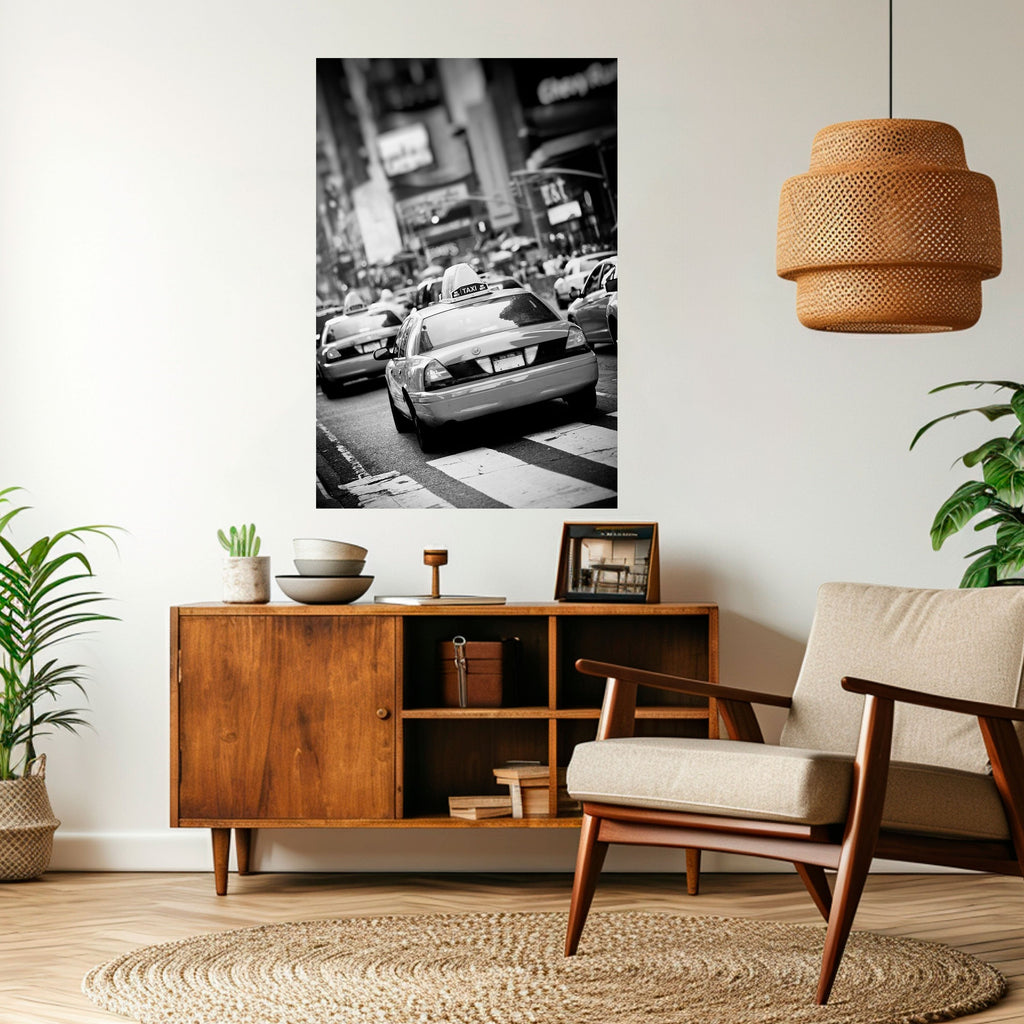 TIMELESS TAXI TALES Vertikales Poster zum Abziehen und Aufkleben