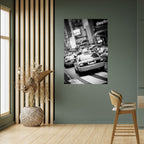 TIMELESS TAXI TALES Peel and Stick Vertical Poster