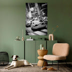 TIMELESS TAXI TALES Peel and Stick Vertical Poster