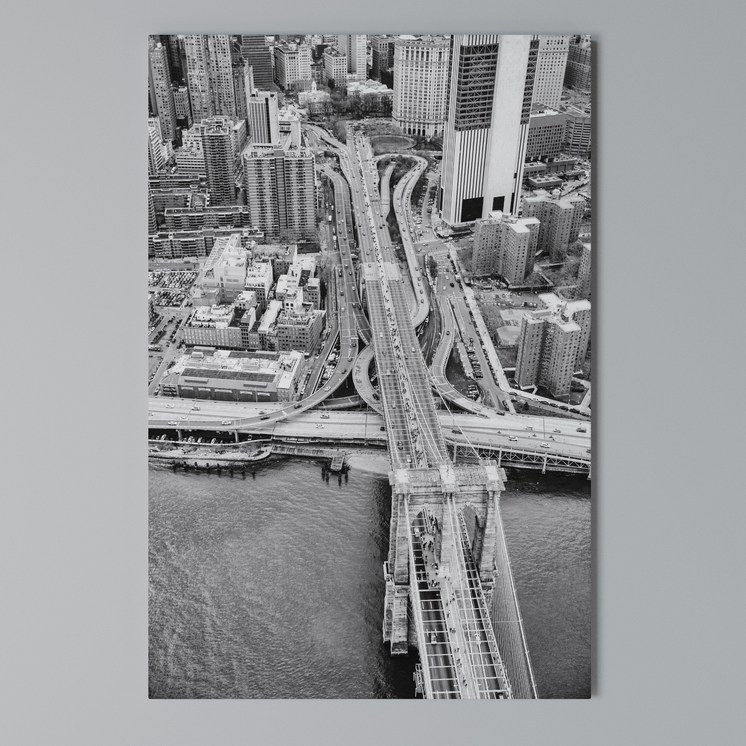 METROPOLITAN MAZE DANCE Vertical Canvas Print
