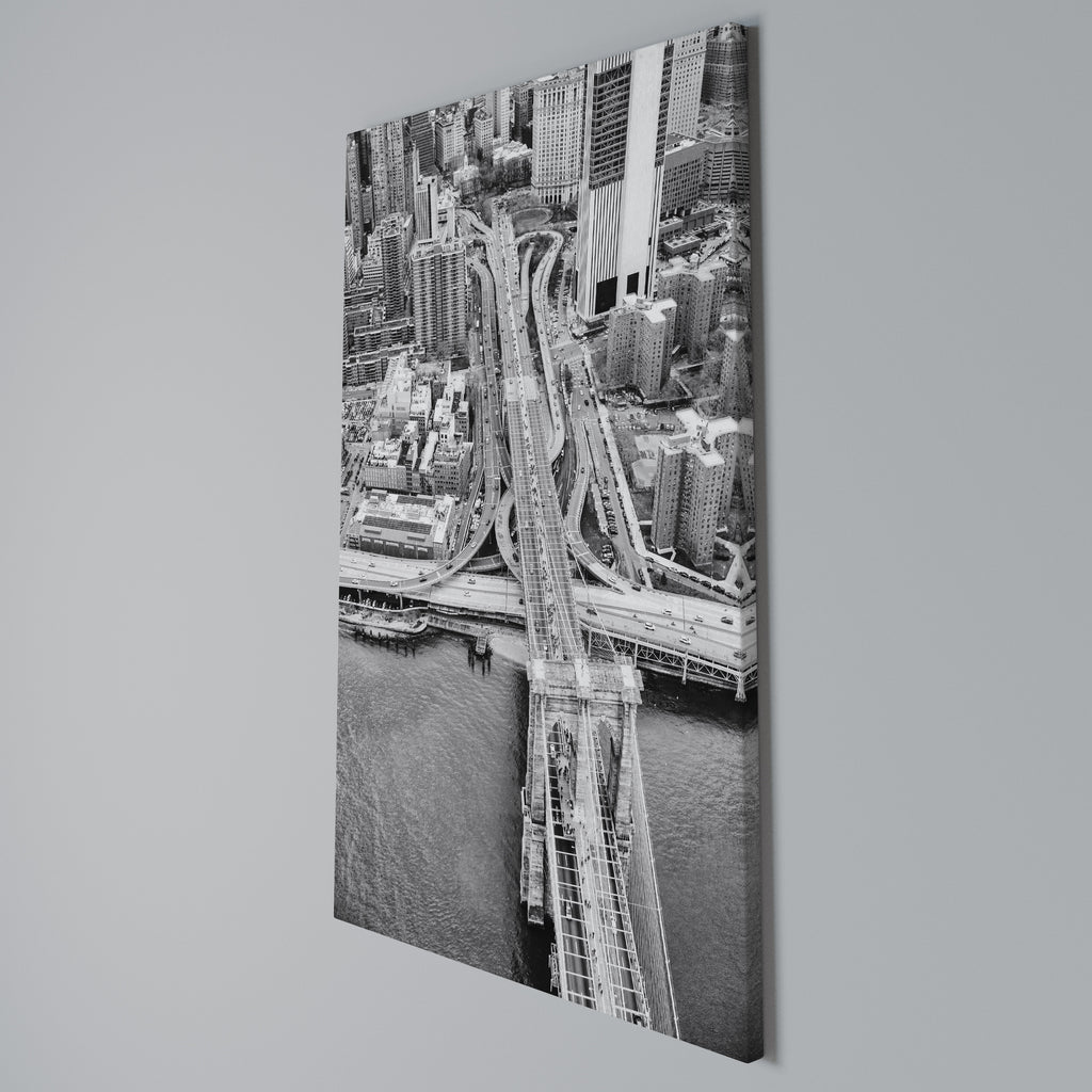 METROPOLITAN MAZE DANCE Vertical Canvas Print