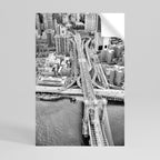 METROPOLITAN MAZE DANCE Selbstklebendes Poster - Hochformat