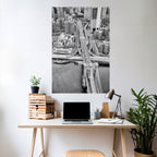 METROPOLITAN MAZE DANCE Selbstklebendes Poster - Hochformat