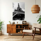 MONOCHROME PARISIAN ICON Selbstklebendes Poster - Hochformat