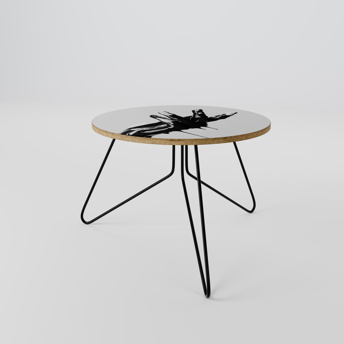 BLACK VISCOSITY Couchtisch