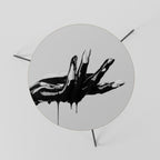 BLACK VISCOSITY Couchtisch Ø 60 cm