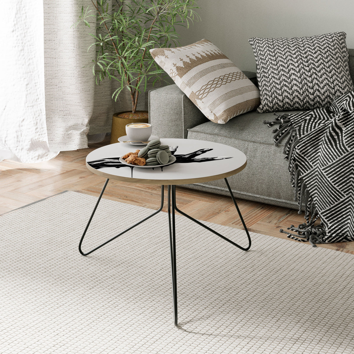 BLACK VISCOSITY Couchtisch