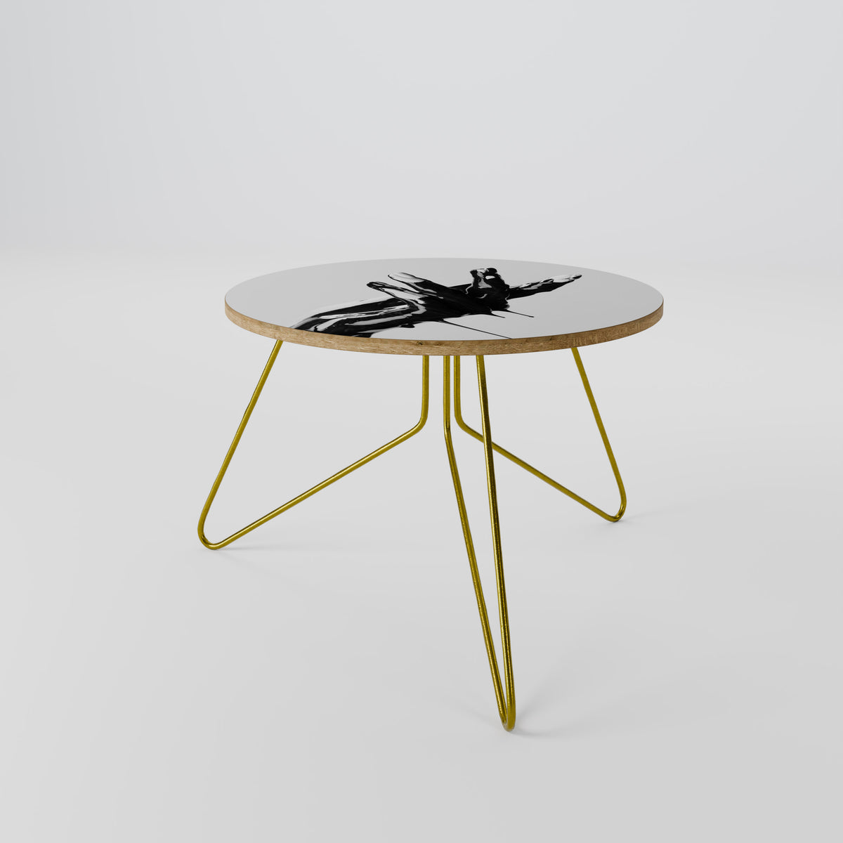 BLACK VISCOSITY Couchtisch