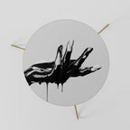 BLACK VISCOSITY Couchtisch Ø 60 cm